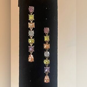 Elegant Multicolor Drop Earrings